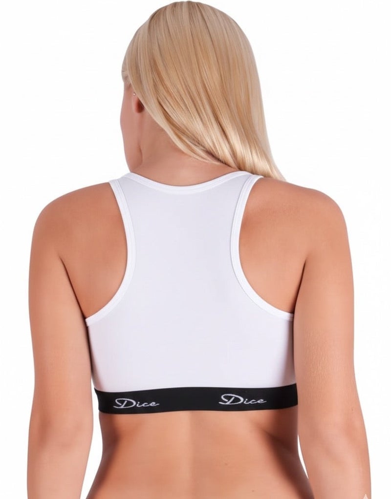 Dice® Women Soft Non Padded Bra White - Image 4
